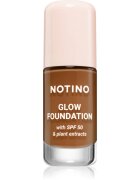 Notino Glow Foundation With SPF 50 & Plant Extracts posvetlitvena podlaga SPF 50 01 Deep Warm 30 ml