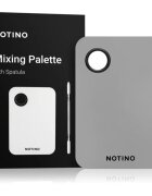 Notino Makeup Brushes Professional Mixing Palette With Spatula paleta za mešanje tekočega pudra z lopatico