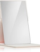 Notino Mirrors Compact Mirror kozmetično ogledalce Leatherette Beige 1 kos