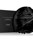 Notino Silk Collection Hair wrap svilnat turban za lase Black 1 kos
