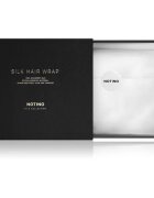 Notino Silk Collection Hair wrap svilnat turban za lase Black 1 kos