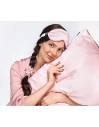 Notino Silk Collection Large scrunchie svilena elastika za lase Cream 1 kos