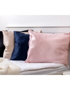 Notino Silk Collection Pillowcase svilena prevleka za vzglavnik Black 50x60 cm