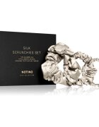 Notino Silk Collection Scrunchie Set set svilenih elastik za lase odtenek Cream