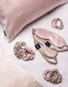 Notino Silk Collection Small Scrunchie Set set svilenih elastik za lase odtenek Cream