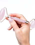 Notino Skincare Tools Rose Quartz Massage Roller pripomoček za masažo za obraz in predel okoli oči 1 kos