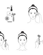 Notino Spa Collection Face massage tool pripomoček za masažo za obraz Silver 1 kos