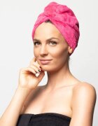Notino Spa Collection Hair Towel brisača za lase Pink 1 kos