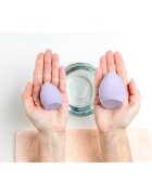Notino Super Soft Make-Up Sponge precizna gobica za tekoči puder Lavender 1 kos