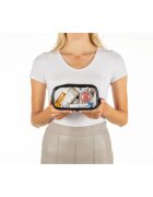 Notino Travel Collection Clear Organizer Set potovalni set za kozmetiko Black