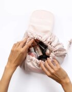 Notino Travel Collection Drawstring Make-Up Bag prostorna torbica za ličila Beige 1 kos