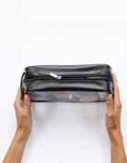 Notino Travel Collection Large Clear Organizer prozorna kozmetična torbica L Black 26x14x85 cm 1 kos