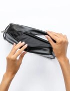 Notino Travel Collection Large Clear Organizer prozorna kozmetična torbica L Black 26x14x85 cm 1 kos