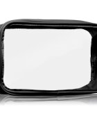 Notino Travel Collection Medium Clear Organizer prozorna kozmetična torbica M Black 24x125x5 cm 1 kos