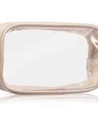 Notino Travel Collection Small Clear Organizer prozorna kozmetična torbica transparenten (M)transparentna (F)transparentno (N) S Beige 20x10x5 cm 1 ko