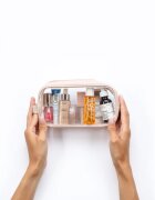 Notino Travel Collection Small Clear Organizer prozorna kozmetična torbica transparenten (M)transparentna (F)transparentno (N) S Beige 20x10x5 cm 1 ko