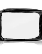 Notino Travel Collection Small Clear Organizer prozorna kozmetična torbica transparenten (M)transparentna (F)transparentno (N) S Black 20x10x5 cm 1 ko