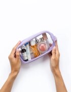 Notino Travel Collection Small Clear Organizer prozorna kozmetična torbica transparenten (M)transparentna (F)transparentno (N) S Purple 20x10x5 cm 1 k