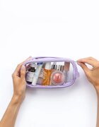 Notino Travel Collection Small Clear Organizer prozorna kozmetična torbica transparenten (M)transparentna (F)transparentno (N) S Purple 20x10x5 cm 1 k