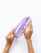 Notino Travel Collection Small Clear Organizer prozorna kozmetična torbica transparenten (M)transparentna (F)transparentno (N) S Purple 20x10x5 cm 1 k