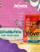 Novex Brazilian Keratin obnovitvena maska za poškodovane lase 400 g