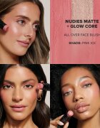 Nudestix Nudies Matte + Glow Core večnamensko ličilo za oči ustnice in obraz odtenek Pink Ice 6 g
