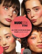 Nudestix Stax All Over Color Blush Balm večnamensko ličilo za oči ustnice in obraz odtenek Melon Sugar 2.5 g