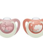 NUK First Choice Night 0-6m duda Bunny/Sheep 2 cm