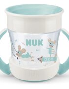 NUK Magic Cup Mini skodelica z ročaji 6m+ Green 1 kos