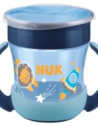 NUK Magic Cup Night skodelica z ročaji 6m+ Blue 1 kos