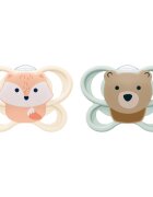 NUK Perfect Match Air 0-2 m duda Fox/Bear 2 kos