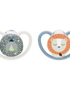 NUK Perfect Match Air Night 0-6 m duda Firefly/Lion 2 cm