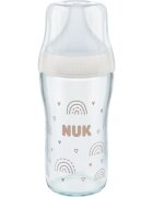 NUK Perfect Match Glass Bottle steklenička za dojenčke z indikatorjem temperature 3m+ 1 kos