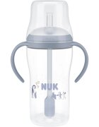 NUK Perfect Match Penguin steklenička s slamico 8m+ 1 kos