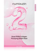 Numbuzin No. 2 Rose PDRN Collagen Plumping Sheet Mask vlažilna tekstilna maska za osvetlitev kože 5 kos
