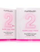 Numbuzin No. 2 Rose PDRN OverNight Collagen Mask globinsko hranilna maska za noč 4 kos