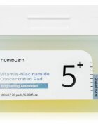 Numbuzin No. 5 Glutathione Vitamin Concentrated Toner Pad tonizirajoče blazinice za osvetljevanje kože in hidratacijo 70 kos
