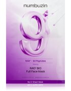 Numbuzin No. 9 NAD Bio Lifting-sil Full Face Mask učvrstitvena kolagenska maska s peptidi 4 kos