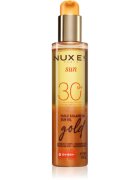 Nuxe Sun Sun Oil Gold SPF 30 olje za sončenje za obraz in telo s posvetlitvenim učinkom SPF 30 150 ml
