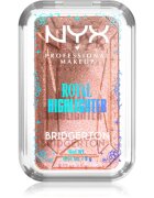 NYX Professional Makeup Bridgerton Royal Highlighter osvetljevalec odtenek 01 Iridescent Peach 5 g