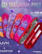 NYX Professional Makeup Bridgerton Royal Treasures set za ustnice odtenek 06 2 kos