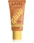 NYX Professional Makeup Buttermelt Glaze posvetlitveni tonirani fluid SPF 30 odtenek 04 Almond Butta 30 ml