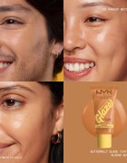 NYX Professional Makeup Buttermelt Glaze posvetlitveni tonirani fluid SPF 30 odtenek 04 Almond Butta 30 ml
