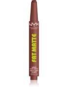 NYX Professional Makeup Fat Matte balzam za ustnice z mat učinkom Toasty Taupe 2 g