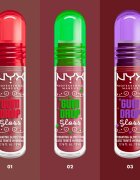 NYX Professional Makeup Gingerbaddie Land Gum Drop sijaj za ustnice odtenek 02 Bubblegum Burst 1 kos