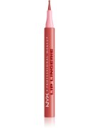 NYX Professional Makeup Lip Lingerie flomaster za ustnice za dolgoobstojen učinek odtenek 09 Send Nudes 1 ml