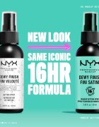 NYX Professional Makeup Makeup Setting Spray Dewy pršilo za fiksiranje 180 ml