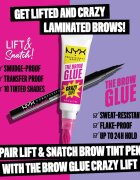 NYX Professional Makeup The Brow Glue Crazy Lift dolgoobstojni gel za obrvi 7 ml