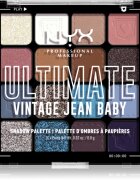 NYX Professional Makeup Ultimate Shadow Palette senčila za oči odtenek Vintage Jean Baby 16 kos