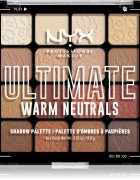 NYX Professional Makeup Ultimate Shadow Palette senčila za oči odtenek Warm Neutrals 16x08 g